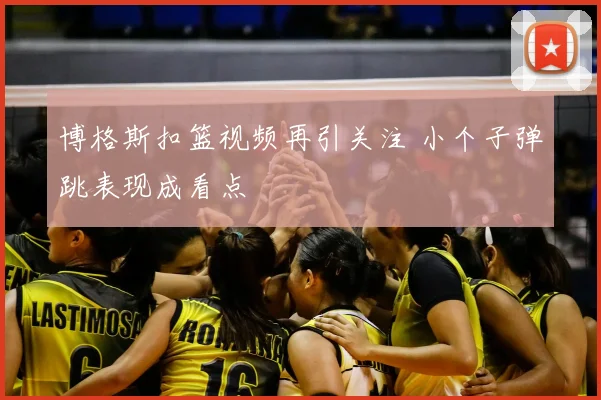 博格斯扣篮视频再引关注 小个子弹跳表现成看点