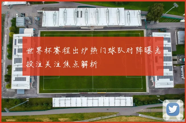 世界杯赛程出炉热门球队对阵曝光投注关注焦点解析